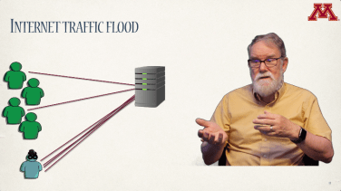 image from lecture video showing my talking head