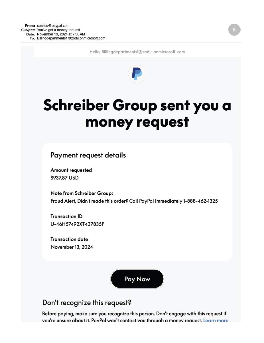Clever PayPal-based Attack – Cryptosmith