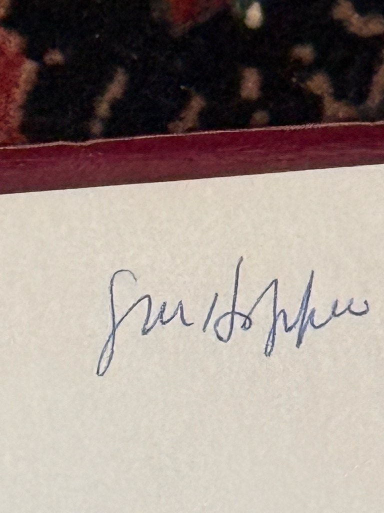 1958 G Hopper's Zurich Conf signature