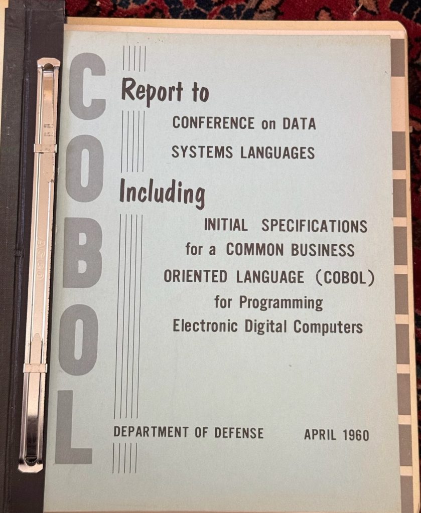 1960 First COBOL Specification