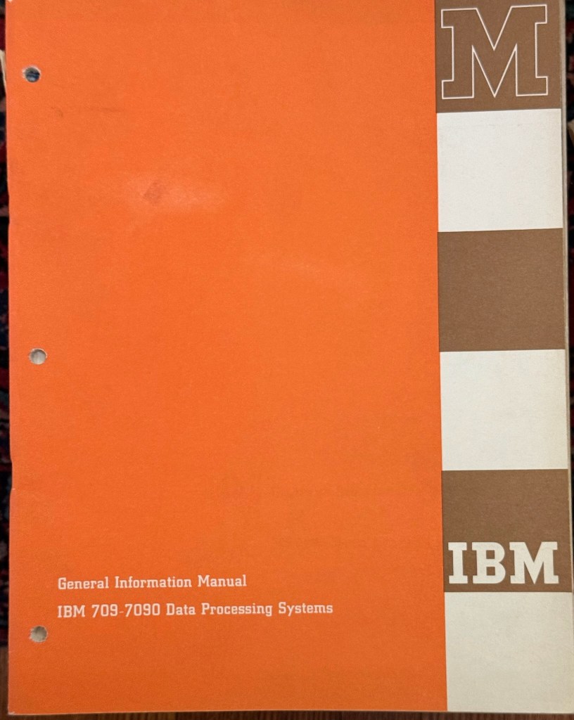1962 IBM 709 7090 info