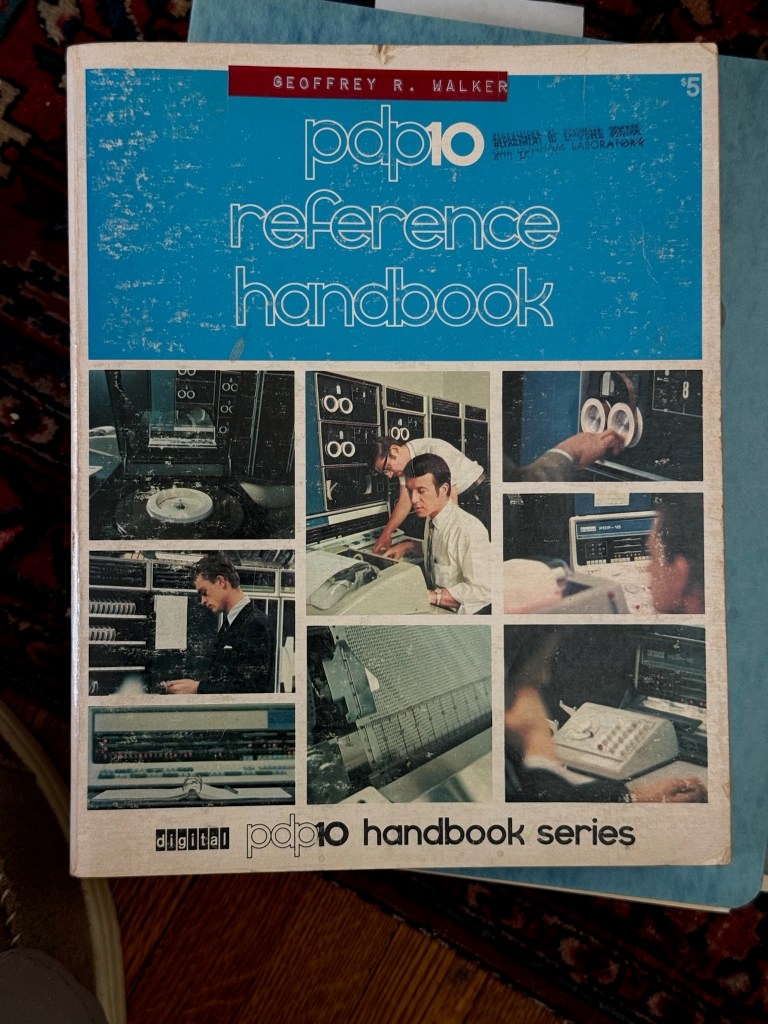 1969 DEC PDP-10 reference handbook