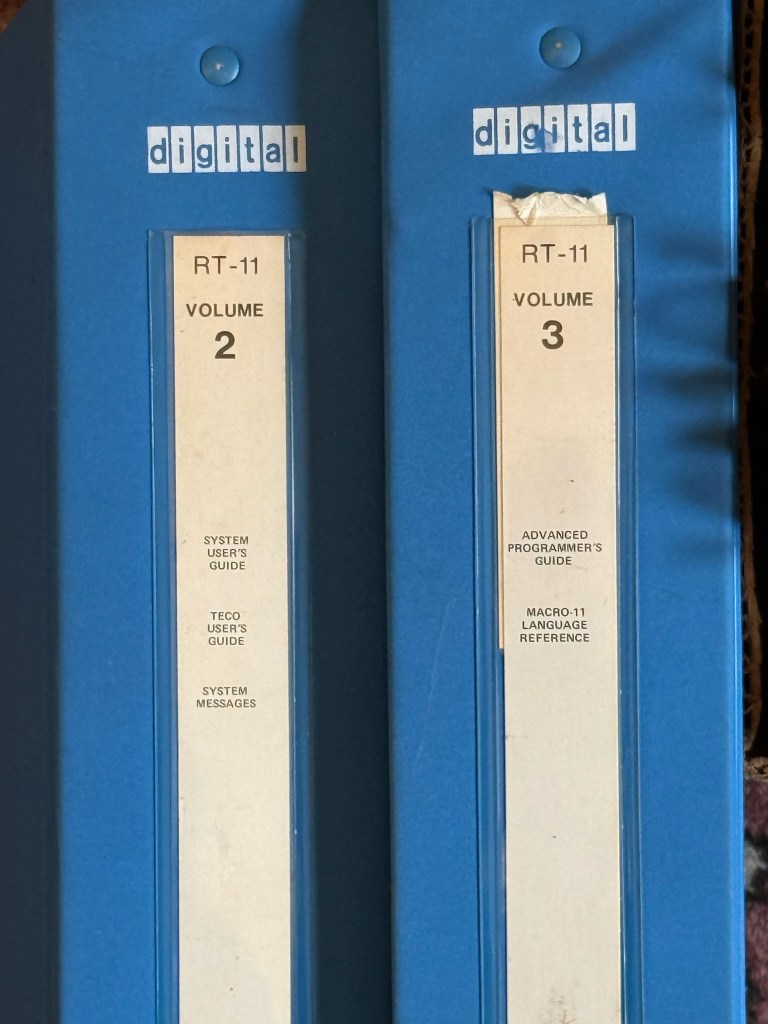 1976 DEC RT-11 OS vol 2-3