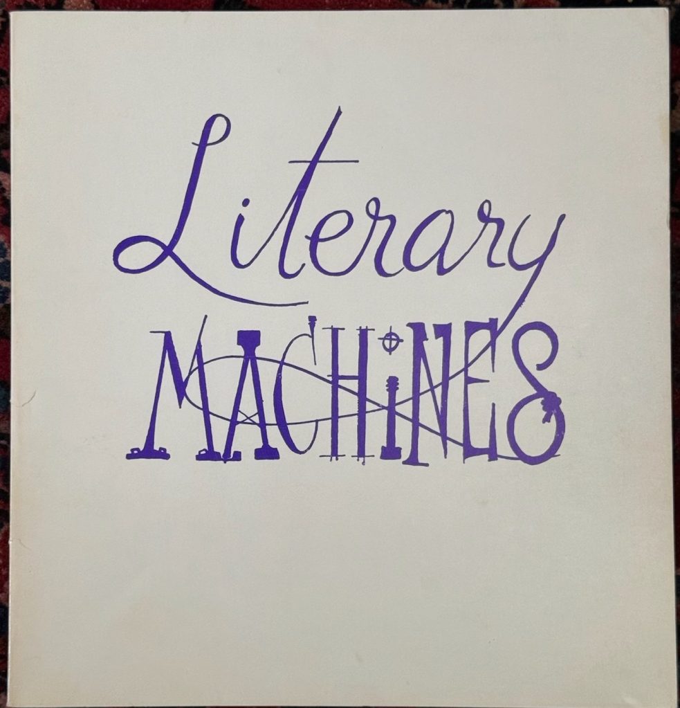 1981 Literary Machines by Ted Nelson